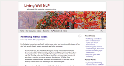 Desktop Screenshot of livingwellnlp.com